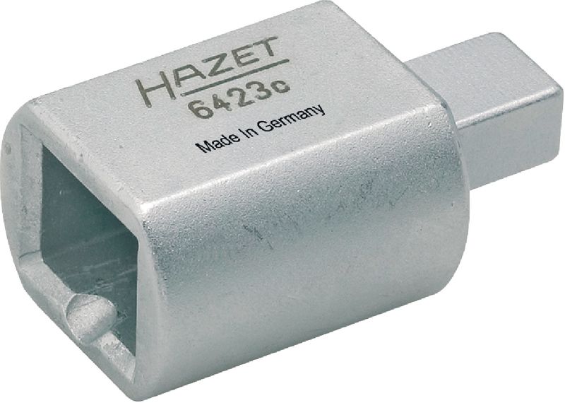HAZET 6423D Einsteck-Adapter – 9x12 Mm Auf 14x18 Mm Vierkant, Verchromt, Made In Germany